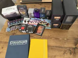 Magic The Gathering Job Lot Huge Bundle Cards Boosters Sleeves Dice Storage - Image 1