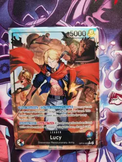One Piece Card Game TCG Lucy OP15-002 Alt Art Leader M/NM Condition - Image 1