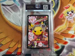 Pokemon 2016 Playing Cards Maiko Pikachu & Okuge Pikachu Queen Of Spades PSA 10 - Image 2