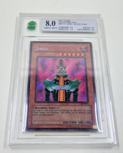 Jinzo BPT-011 Secret Rare 2003 Yu-Gi-Oh Tin Promo MNT 8 NM-MT Graded Card - Image 2