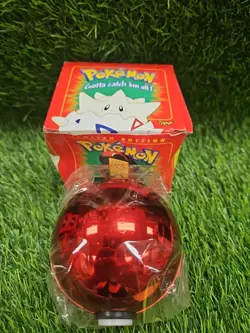 Vintage Burger King’s Pokemon Togepi Ball Gold Plated Card With Red Box - Image 2