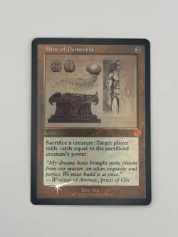 MTG Altar of Dementia (Schematic) The Brothers' War: Retro Frame Artifacts Foil - Image 3