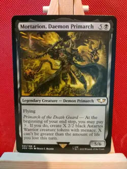 Mortarion, Daemon Primarch - Warhammer 40,000 (40k) - Rare - NM (See pics) MTG - Image 1
