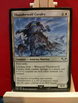 Thunderwolf Cavalry - Warhammer 40,000 (40k) - Uncommon - NM (See pics) MTG - Image 1