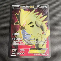 Pokemon Tyranitar EX 91/98 XY Ancient Origins Ultra Rare Full Art Holo 180 HP - Image 1
