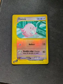 Pokemon TCG Chansey 069/147 Aquapolis Reverse Holo Rare MP e-Reader - Image 1