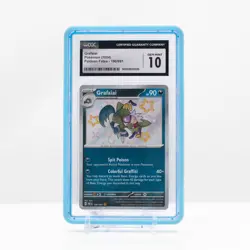 2024 Pokemon Grafaiai Holo #190 Scarlet & Violet: Paldean Fates -CGC 10 Gem Mint - Image 1