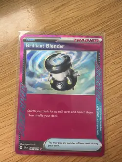 Pokemon TCG Brilliant Blender Surging Sparks 164/191 Ace Spec Rare - Image 1