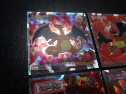 Pokemon Wafer Promo Holo Sticker Charizard x4 #6229 - Image 2