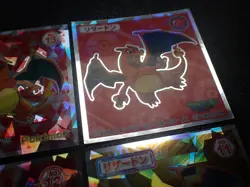 Pokemon Wafer Promo Holo Sticker Charizard x4 #6229 - Image 3