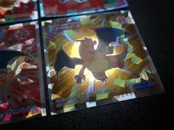 Pokemon Wafer Promo Holo Sticker Charizard x4 #6229 - Image 4