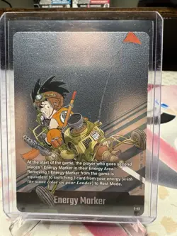 Son Goku E-45 Silver Energy Marker Dragon Ball Manga Booster Card Fusion World - Image 1