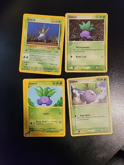 4 Pack Oddish - Pokemon - Jungle - Hidden Legends - Unseen Forces - Expedition - Image 1