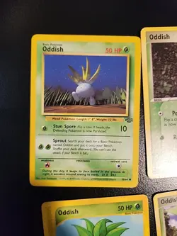 4 Pack Oddish - Pokemon - Jungle - Hidden Legends - Unseen Forces - Expedition - Image 2
