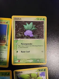 4 Pack Oddish - Pokemon - Jungle - Hidden Legends - Unseen Forces - Expedition - Image 3