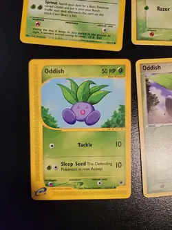 4 Pack Oddish - Pokemon - Jungle - Hidden Legends - Unseen Forces - Expedition - Image 4