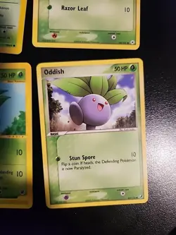 4 Pack Oddish - Pokemon - Jungle - Hidden Legends - Unseen Forces - Expedition - Image 5