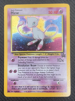 2000 POKEMON MEW #9 BLACK STAR PROMO HOLO - Image 1