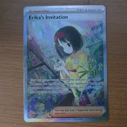 Erika's Invitation 203/165 Sv: Scarlet & Violet 151 Holo Pokemon - Image 1