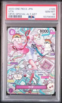 PSA 10 GEM MINT JAPANESE ONE PIECE 2023 UTA OP02-120 SPECIAL ALT ART - Image 1