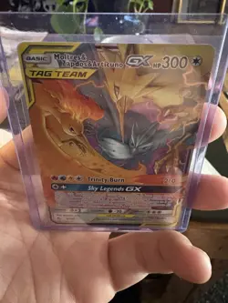 Pokemon Tag Team Moltres Zapdos Articuno GX Card 44/68 Holo Rare - Image 2