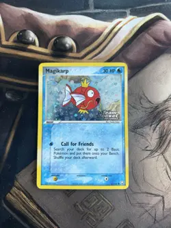 2004 Pokemon Team Rocket Returns Magikarp 65/109 Stamped Reverse Holo LP - Image 2