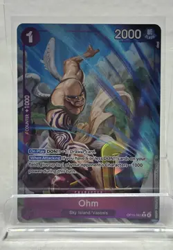 OP15-061 Ohm Alt Art R Adventure on KAMI's Island One Piece TCG English Card - Image 1