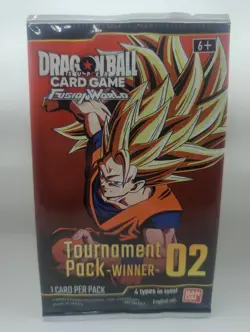 Dragon Ball Super Card Game Fusion World Tournament Pack Winner 02 NM Sealed - Image 1