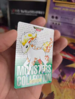Pokemon Karte Card carddass Monsters collection green 1996 japanese Ponyta NM - Image 3