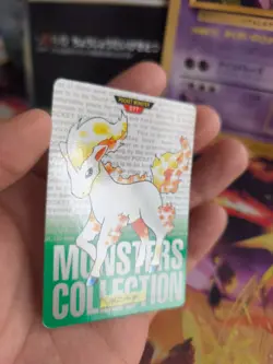 Pokemon Karte Card carddass Monsters collection green 1996 japanese Ponyta NM - Image 4