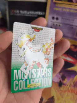 Pokemon Karte Card carddass Monsters collection green 1996 japanese Ponyta NM - Image 5