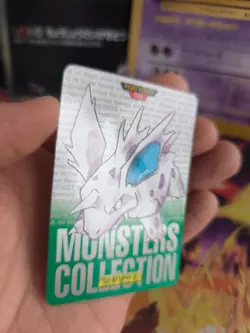 Pokemon Karte Card carddass Monsters collection green 1996 japanese Nidorino NM- - Image 3