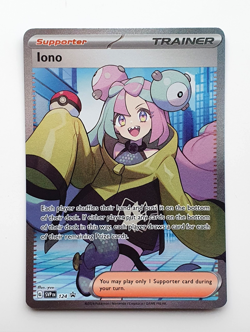 Iono SVP 124 Black Star Promo Premium Tournament Collection Pokemon Card - Image 1