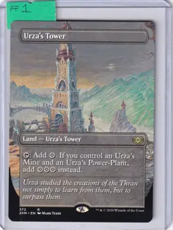 Urza's Tower (Borderless) * Double Masters - Variants MTG Magic - Image 1