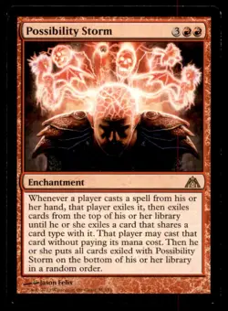 MTG Possibility Storm LP Light Play Dragon's Maze [602] - Image 1