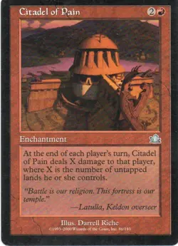 MTG: Prophecy: Citadel of Pain: Lightly Played Condition - Image 1