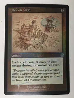 Defense Grid (Schematic) The Brothers' War: Retro Frame Artifacts Foil - Image 1