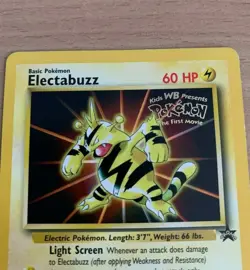 POKEMON ELECTABUZZ #2 WOTC BLACK STAR PROMO CARD - Image 2