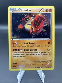 Groudon XYPR 52 Holo Pokemon TCG XY Black Star Promos 2015 NM- English - Image 1
