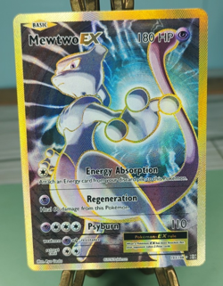Pokemon Mewtwo EX 103/108 Evolutions Ultra Rare Full Art Holo Trading Card TCG - Image 1