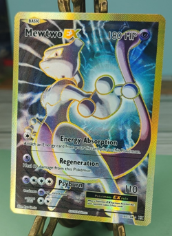 Pokemon Mewtwo EX 103/108 Evolutions Ultra Rare Full Art Holo Trading Card TCG - Image 2