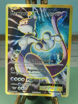 Pokemon Mewtwo EX 103/108 Evolutions Ultra Rare Full Art Holo Trading Card TCG - Image 3
