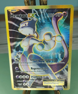 Pokemon Mewtwo EX 103/108 Evolutions Ultra Rare Full Art Holo Trading Card TCG - Image 4