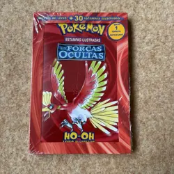 SEALED Pokemon Ho-Oh Portuguese Sticker Album EX Ruby & Sapphire Half Deck 2006 - Image 1