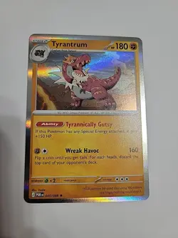 Tyrantrum 045/088 Holo Rare Pokemon Perfect Order - Image 1