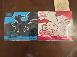 Pokemon Center Black Bolt and White Flare ETB Elite Trainer Box Set of 2 Sealed - Image 1