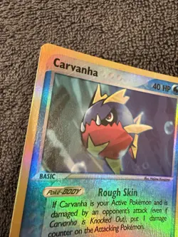 Pokemon Carvanha 51/109 - EX Ruby & Sapphire - Reverse Holo - 2003 - LP - Image 4