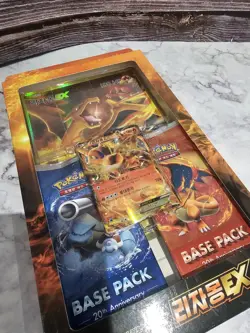 Very Rare 2016 Korean Pokemon TCG EX 20th Anniversary Collection Box - 4 Packs - Image 3