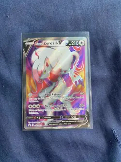 Pokemon Hisuian Zoroark V SWSH297 Sword & Shield Promo Full Art NM (English) - Image 1