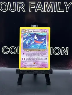 Dark Haunter 36/105 Neo Destiny Set Vintage Pokemon Card LP - Image 1